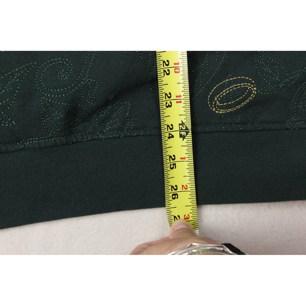 BoxLunch Lord of the Rings Sweatshirt Men's Medium Embroidered Green Crewneck - Picture 9 of 11